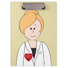 Nurse Theme Medical Clipboards