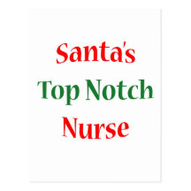 Nurse Top Notch Postcard