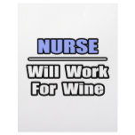 Nurse...Will Work For Wine Letterhead Template