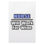 Nurse...Will Work For Wine Stationery Paper