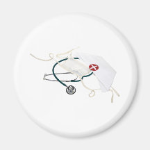 NurseHatMask082309 Refrigerator Magnets