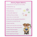 Nursery Rhyme Rhetoric Game - Girl Style Custom Flyer