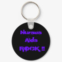 Nurses Aids Rock 2 keychains