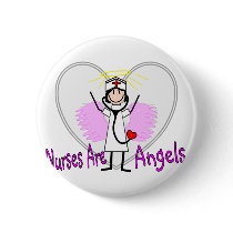 Nurses Are Angels Pins