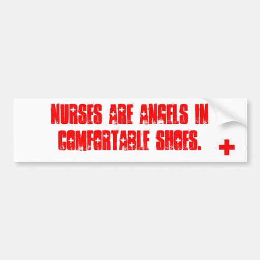 nurses-are-angels-in-comfortable-shoes-bumper-sticker-zazzle