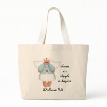 Nurses are Angels in disguise bags by SweetRascal Nurses are Angels in disguise bags