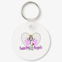 Nurses Are Angels keychains