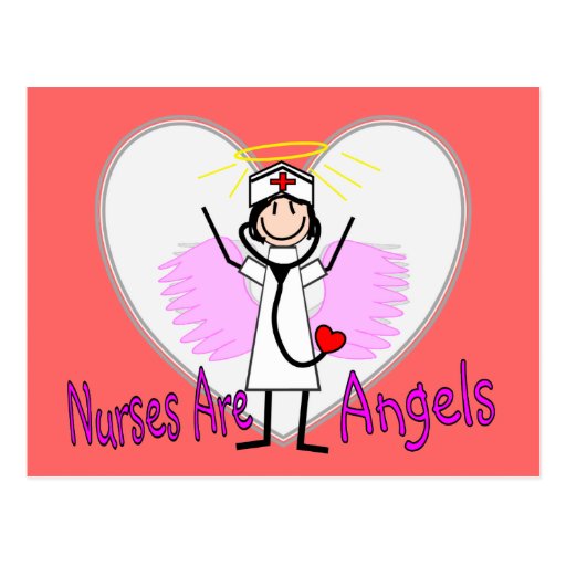 Nurses Are Angels Postcard