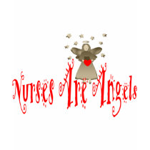 Nurses Are Angels t-shirts