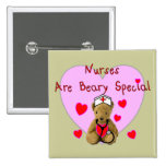 Nurses are BEARY Special  Teddy Bear Gifts Buttons