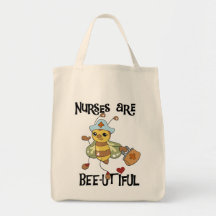 Nurses Are Bee-utiful T-shirts and Gifts Bags