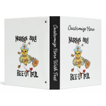 Nurses Are Bee-utiful T-shirts and Gifts Binder
