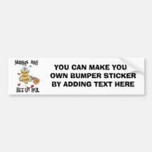 Nurses Are Bee-utiful T-shirts and Gifts Bumper Stickers