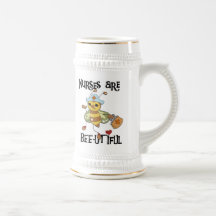 Nurses Are Bee-utiful T-shirts and Gifts Mugs