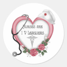 NURSES ARE IV LEAGUERS Sticker