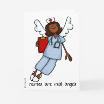 nurses are real angels greeting cards