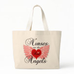 Nurses Are The Real Angels bags