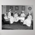 Nurses At Tea, early 1900s posters