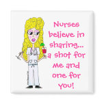 Nurses believe in sharing... magnets