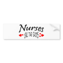 Nurses Call The Shot bumper stickers