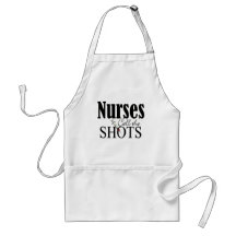 Nurses Call the Shots Aprons
