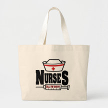 Nurses Call The Shots Canvas Bag