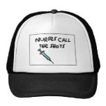 Nurses call the shots hats