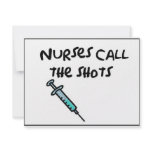 Nurses call the shots custom invites