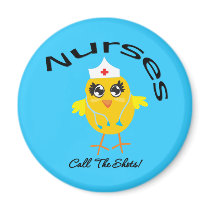 Nurses Call The Shots Refrigerator Magnets