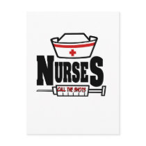 Nurses Call The Shots Post Cards