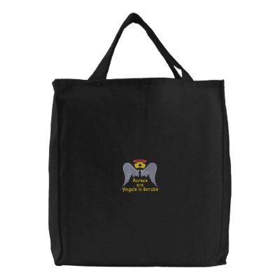 Nurses Embroidered Bag by embroideryshirts