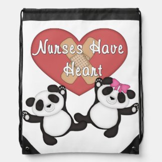 Nurses Have Heart Drawstring Bag