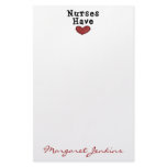 Nurses Have Heart Stationery by SharonRhea