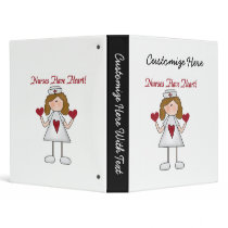 Nurses Have Heart T-shirts and Gifts Binder