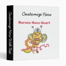 Nurses Have Heart T-shirts and Gifts Binders