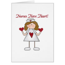 Nurses Have Heart T-shirts and Gifts Greeting Cards