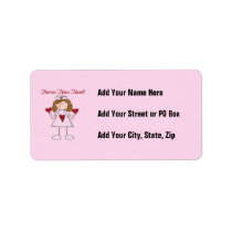 Nurses Have Heart T-shirts and Gifts Custom Address Labels