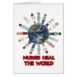 Nurses Heal the World Notecards