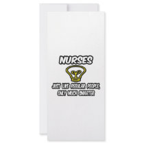 Nurses...Like Regular People, Only Smarter Personalized Rack Card