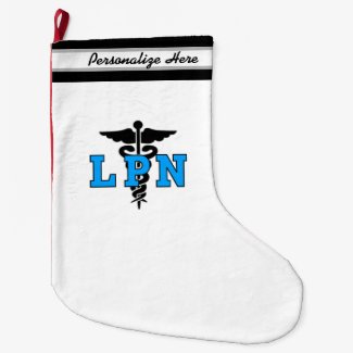 Nurses LPN Nurse Christmas Stocking