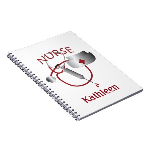 Nurses Name Nurse Custom Notebook Zazzle
