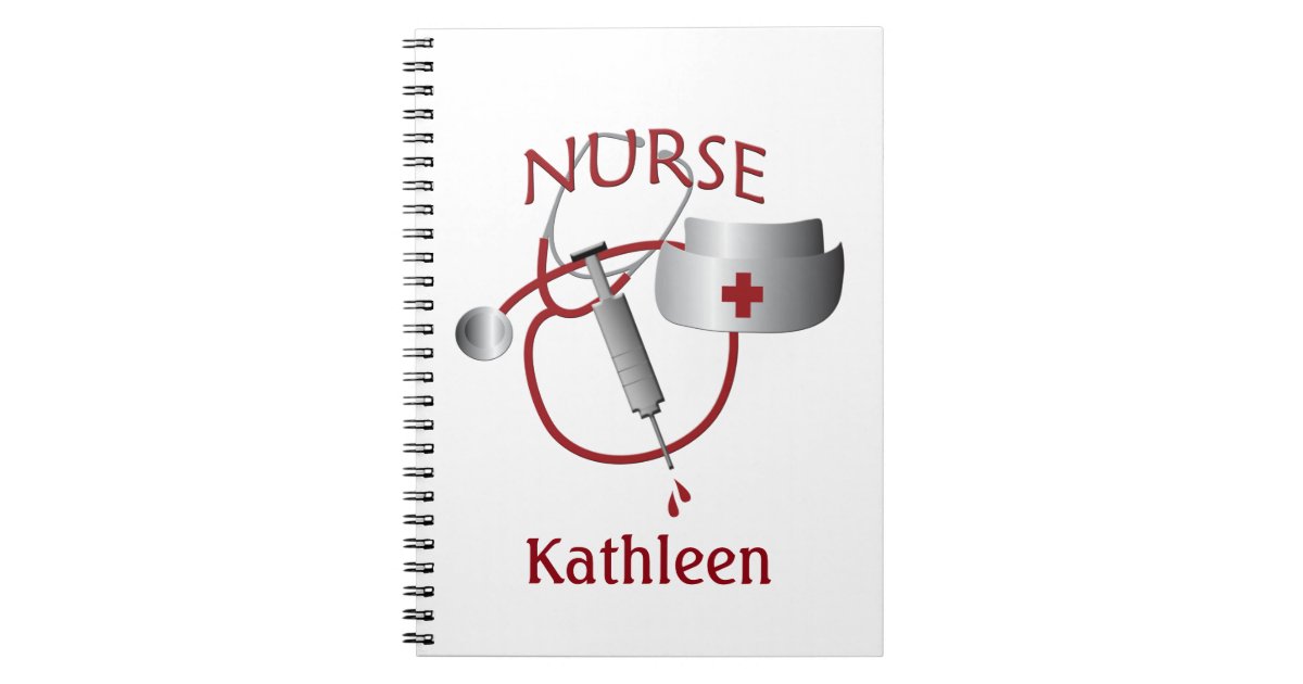 Nurses Name Nurse Custom Notebook Zazzle