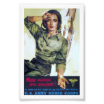 Nurses Needed Recruitment Poster Photograph