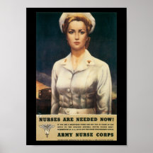 Nurses Needed World War II Posters