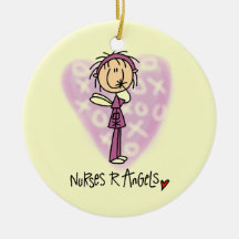 Nurses R Angels T-shirts and Gifts Ornaments