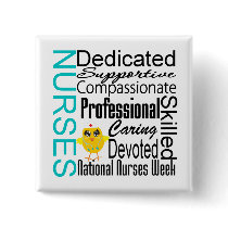 Nurses Recognition Collage - National Nurses Week Pin