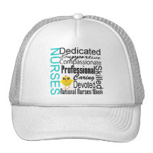 Nurses Recognition Collage - National Nurses Week Trucker Hats