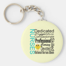 Nurses Recognition Collage - National Nurses Week Keychains