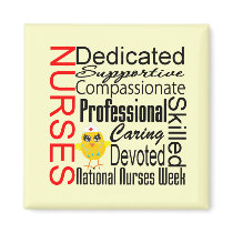Nurses Recognition Collage:  National Nurses Week Refrigerator Magnets