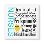 Nurses Recognition Collage - National Nurses Week Refrigerator Magnets